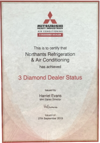 Mitsubishi 3 diamond dealer certificate